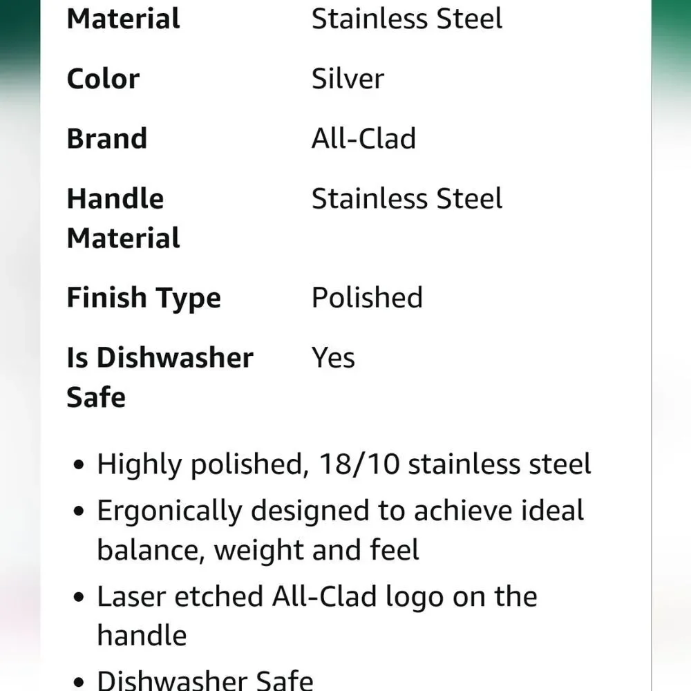All-Clad Stainless Steel Meat & Carving Fork